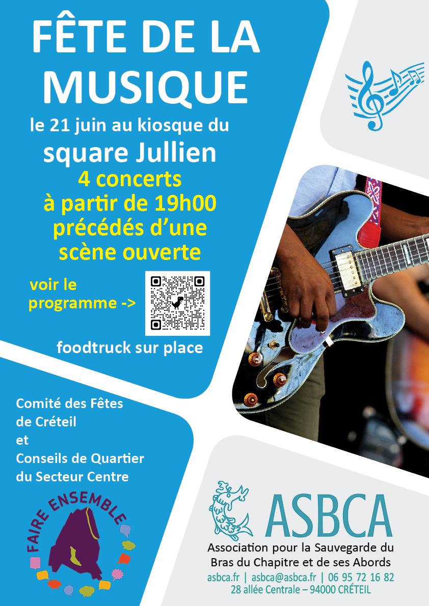 Concert F Te De La Musique En Bord De Marne Creteil Mercredi