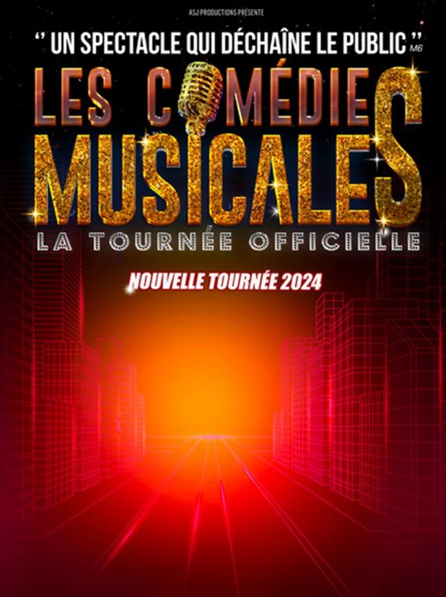 Spectacle Les comédies musicales la tournée officielle à Caen le 20