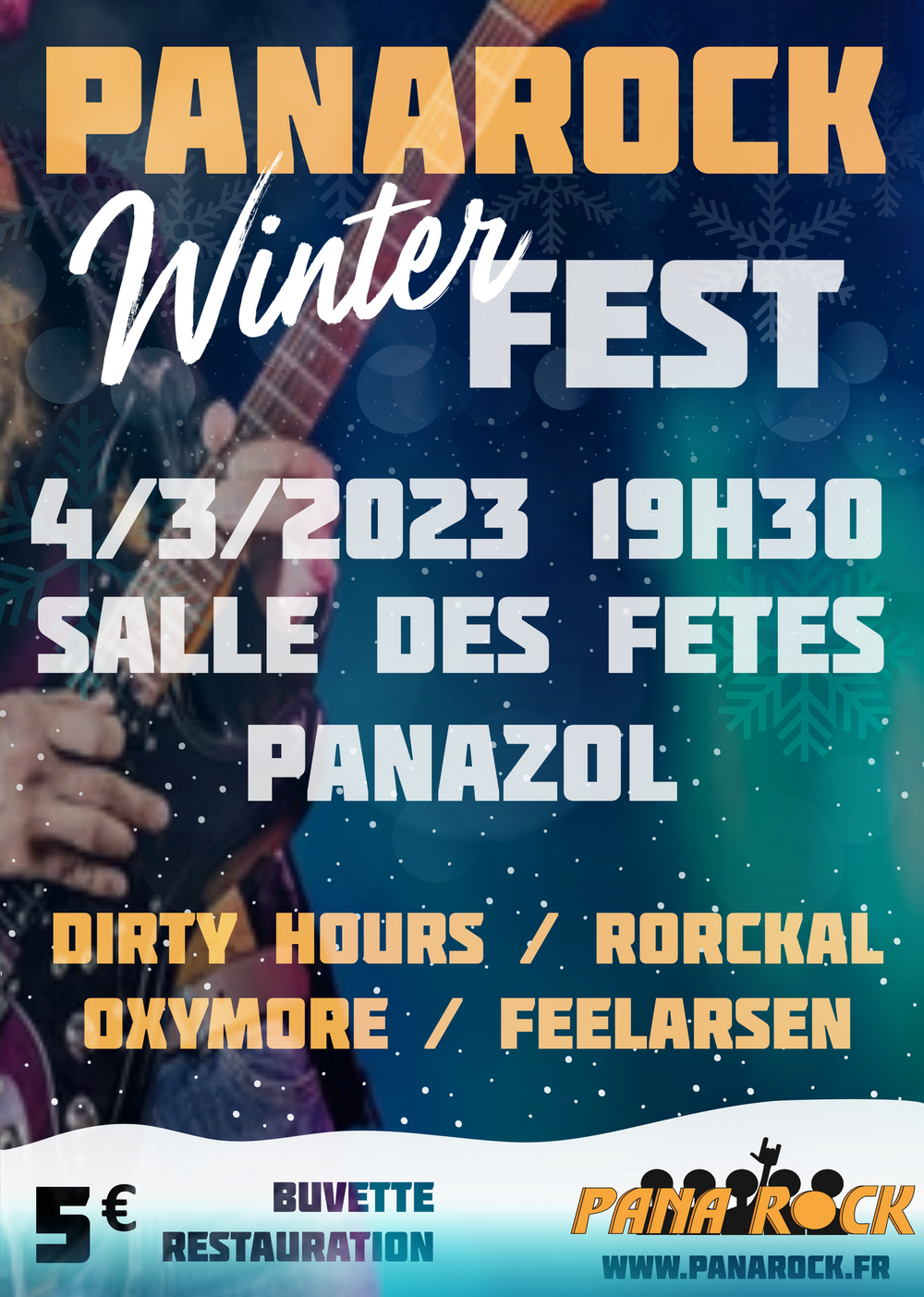 PanaRock WinterFest 2024 date et programme des concerts