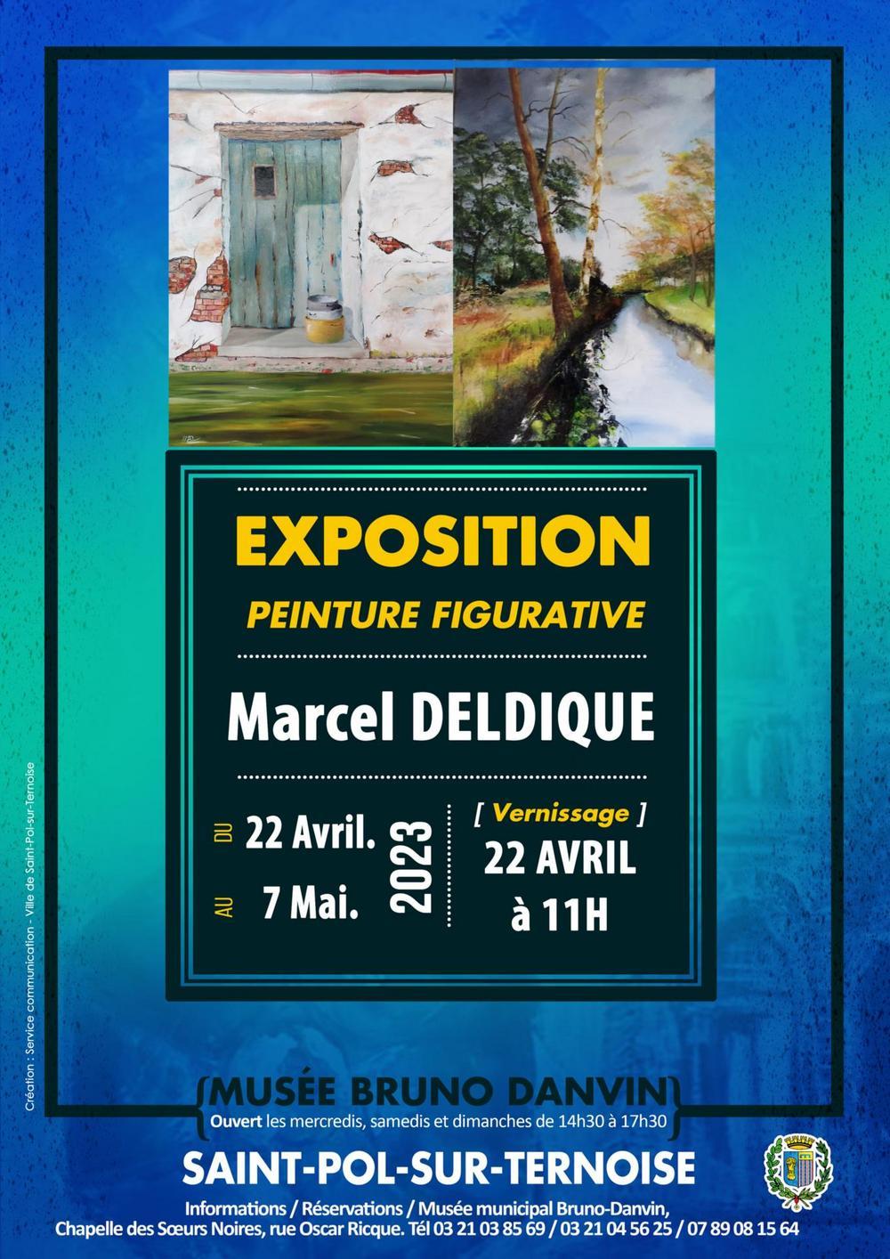Exposition Peintures de Marcel Deldique à Saint Pol sur Ternoise