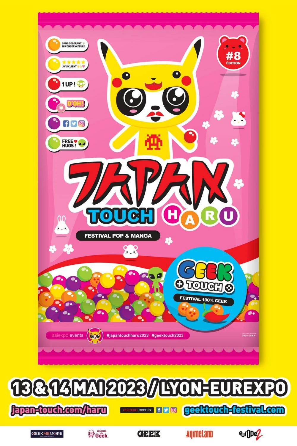 Japan Touch Haru et Geek Touch 2024 Lyon programme et billetterie