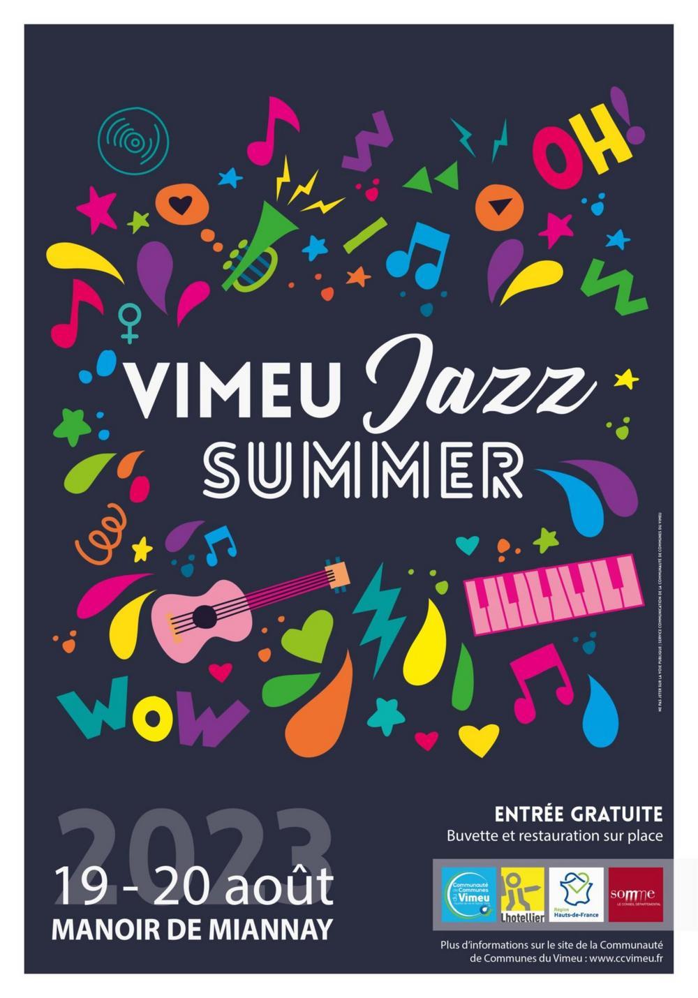 Vimeu Jazz Summer 2024 programme des concerts