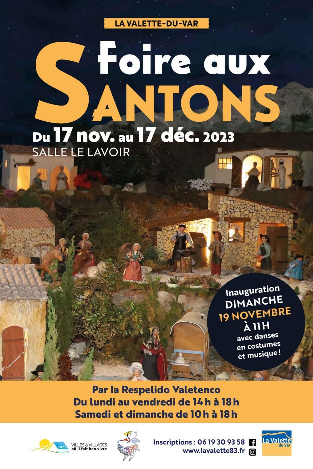 Exposition Foire aux Santons à La Valette du Var dimanche 17 décembre 2023