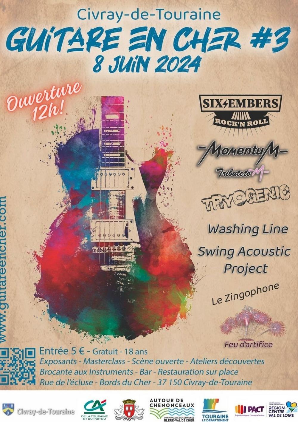 Festival guitare en cher 2025 dates et programmation