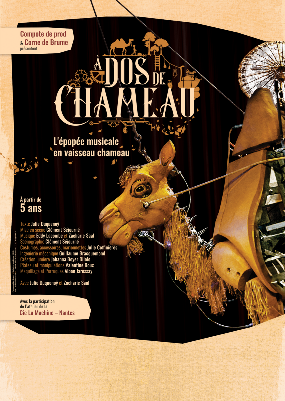 Spectacle A dos de chameau à Limeil Brevannes le 23 mars 2025