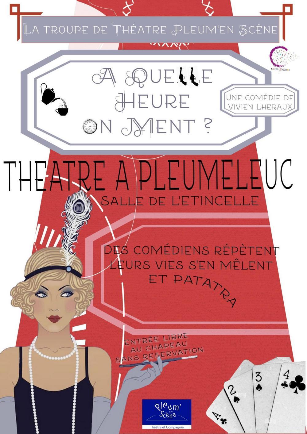 Spectacle A quelle heure on ment ? à Pleumeleuc dimanche 13 novembre 2022