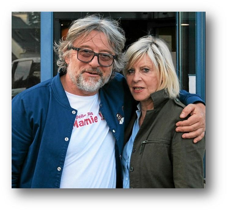spectacle chantal ladesou et le realisateur gabriel julien laferriere a bayonne mardi 3 aout 2021