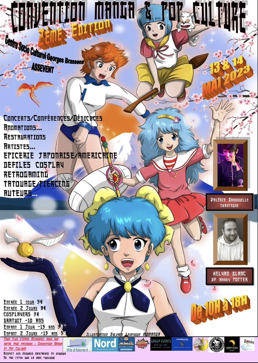 Convention Manga et Pop Culture 2024 Assevent programme et billetterie