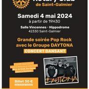 Soirée Pop Rock Rotary Saint Galmier avec Groupe Daytona