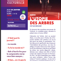 L'Utopie des arbres - Au Cèdre - Chenôve