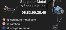 Exposition titi sculpture metal