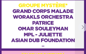 Concert Grand Corps Malade, Worakls Orchestra, Juliette