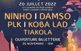 Concert Poupet 2022 Soirée Rap : Ninho, Damso, PLK