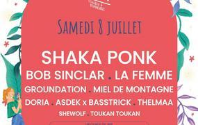 Concert Shaka Ponk, Bob Sinclar, La Femme
