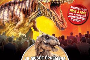 Le musée éphémère, dates de l'exposition de dinosaures en France 2023