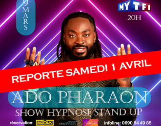 Ado pharaon, show stand up et hypnose