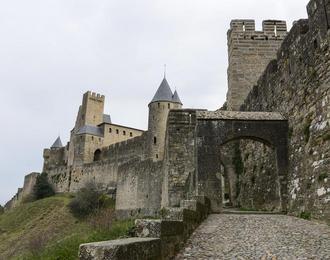 Chteau Comtal de la cit mdivale de Carcassonne