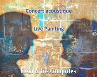 Concert acoustique et Live Painting