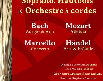 Concert Baroque pour Soprano, Hautbois & Orchestre  cordes