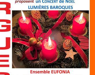 Concert de Nol avec le trio Eufonia, Lumires baroques