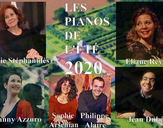 Concert du pianiste Jean Dub Sainte Pexine, Les Pianos de l't.