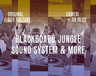 Dub Echo #33 : Blackboard Jungle Sound System & More