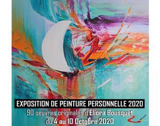 Exposition de peinture personnelle 2020 d'Eliora Bousquet