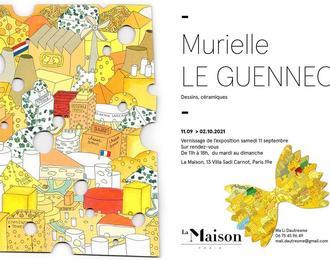 Exposition Murielle Le Guennec  la galerie La Maison