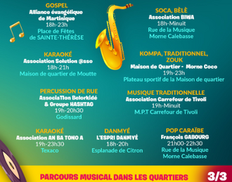 la Fte de la musique  Fort De France 2024