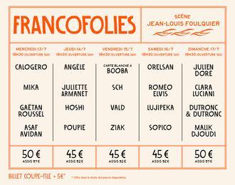 Francofolies 2022