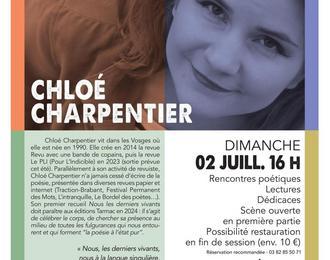 Les Dimanches en posie Chlo Charpentier