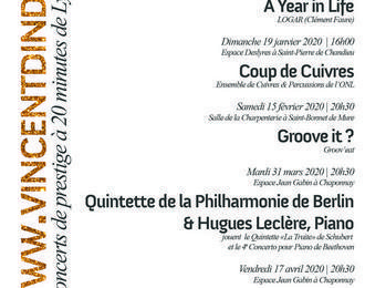 Quintette  Cordes de la Phlilharmonie de Berlin & Hugues Leclre, piano