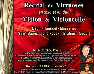 Rcital de Virtuoses, Violon & Violoncelle en solo et duo
