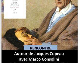 Rencontre avec Marco Consolini co-auteur des Registres de Jacques Copeau