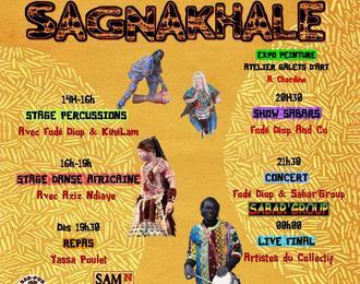 Sagnakhale / Concert Fod Diop & Sabar'group, Show Sabars Et Animations Lives Danse