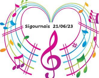 Variété de musique, Cabaret du Donjon et la choral les voix de Sigournais