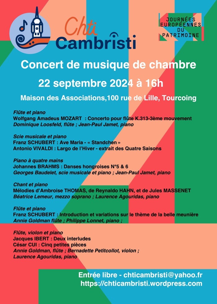 Concert de musique de chambre  Tourcoing