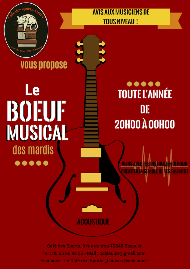 Jam session des mardis soir  Bozouls