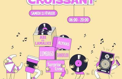 Café Croissant, Secret Guest Crew, Lumbago records à Pantin