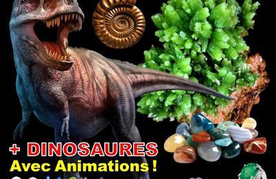 Salon Minraux, exposition de Dinosaures  Aubagne
