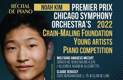 Rcital de piano Noah Kim  Paris 16me