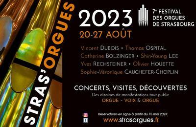 Stras'Orgues Festival des orgues de Strasbourg 2023