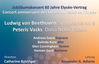 Concert anniversaire des 60 ans du Traité de l'Elysée à Strasbourg