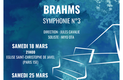 Concert Brahms, Mozart Cathédrale Sainte Croix des Arméniens à Paris 3ème