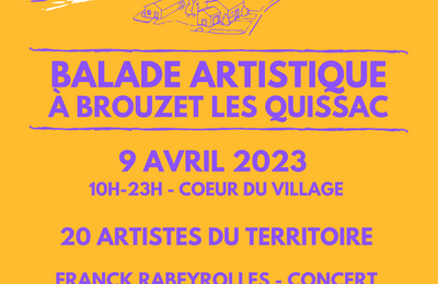 Balade artistique 2023  Brouzet les Quissac