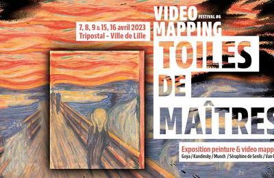 Video mapping festival 6, toiles de maîtres, expo peinture et vidéo mapping à Lille
