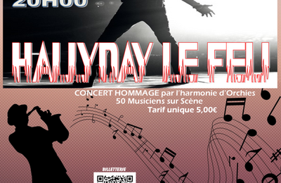 Hallyday le feu  Cappelle en Pevele