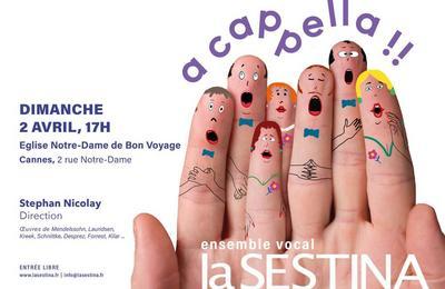 Ensemble vocal La Sestina, dir. Stéphan Nicolay à Cannes