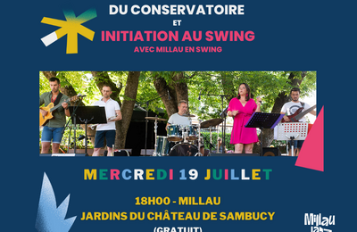 Classe Jazz du Conservatoire et Initiation au Swing avec Millau en Swing