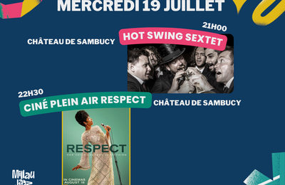 Hot Swing Sextet et Ciné plein air, Respect, Aretha Franklin à Millau